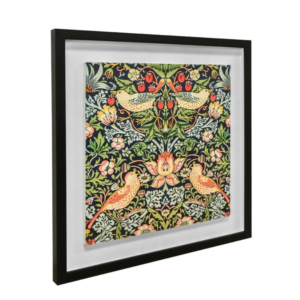William Morris Strawberry Thief Wood Framed Plaque