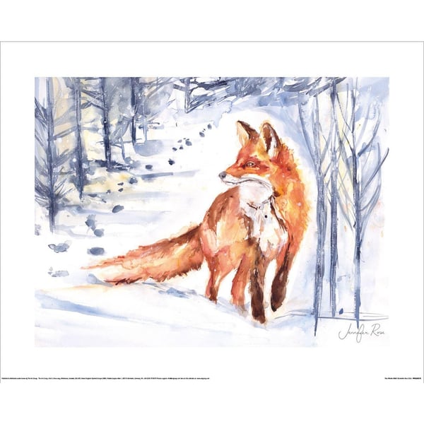 Jennifer Rose Fox Winter Walk -juliste