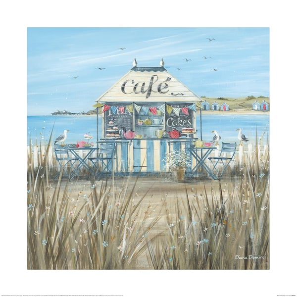 Diane Demirci Beach Caf Wooden Block