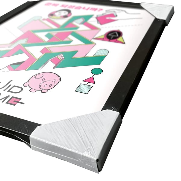 Squid Game Oletko valmis kehystetty juliste