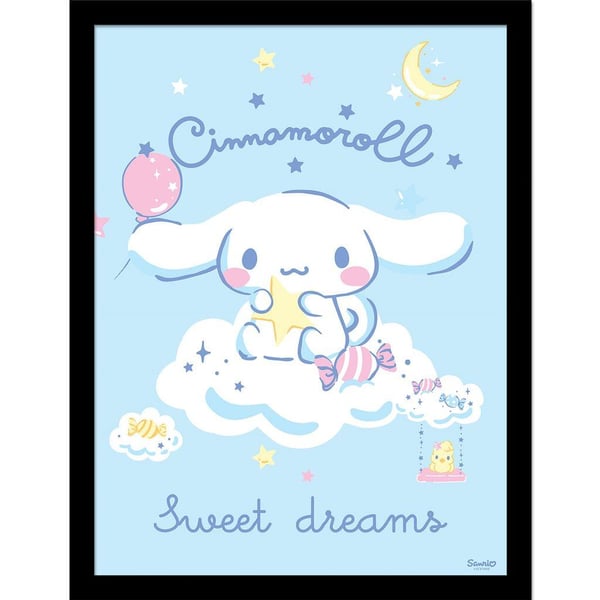 Cinnamoroll Sweet Dreams kehystetty juliste