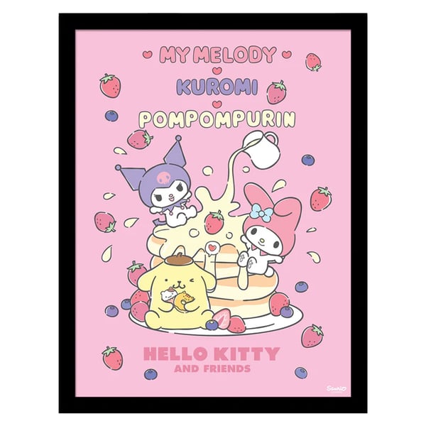 Hello Kitty & Friends Friends Framed Poster