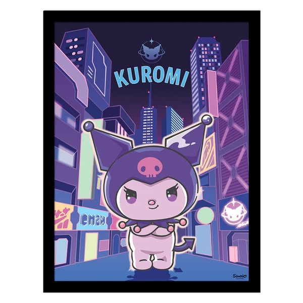 Kuromi Ambition Inramad Affisch