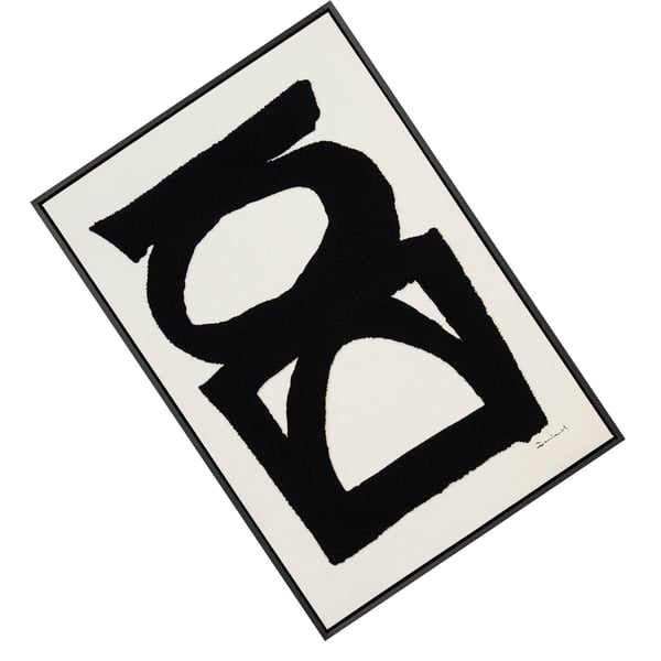 Dan Hobday Abstract II Wooden Framed Plaque