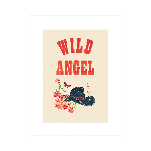 Louise Nisbet Howdy Y´All Wild Angel Framed Print Set  (Pack of 2)