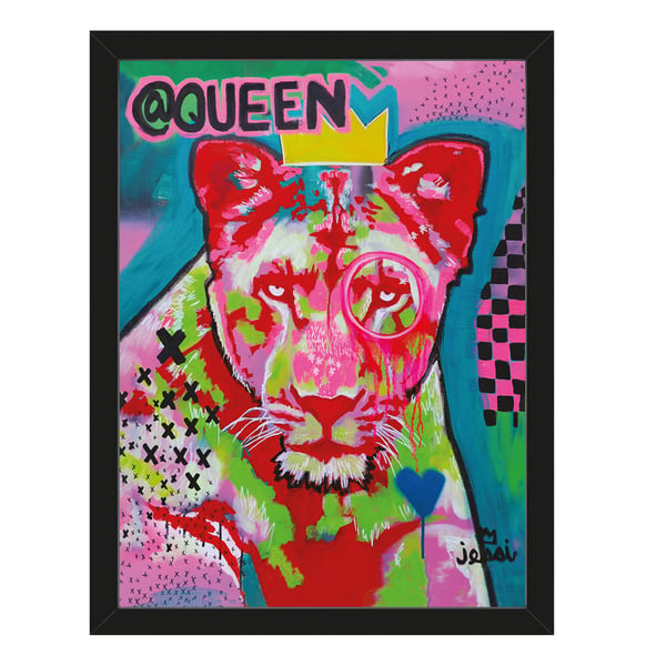 Jessi Dahlquist @King / @Queen Framed Print Set  (Pack of 2)