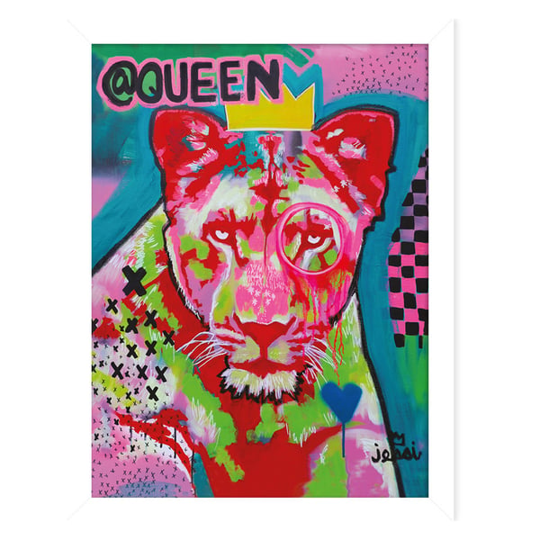 Jessi Dahlquist @King / @Queen Framed Print Set  (Pack of 2)