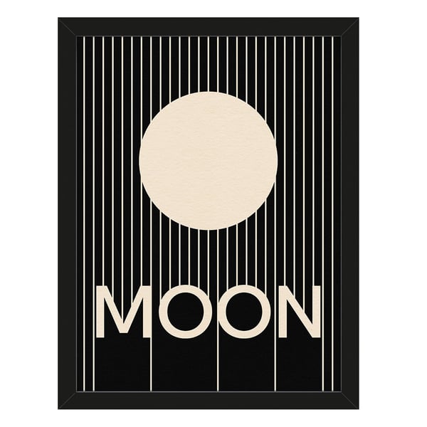 The Printable Studio Moon Framed Print Set  (Pack of 2)