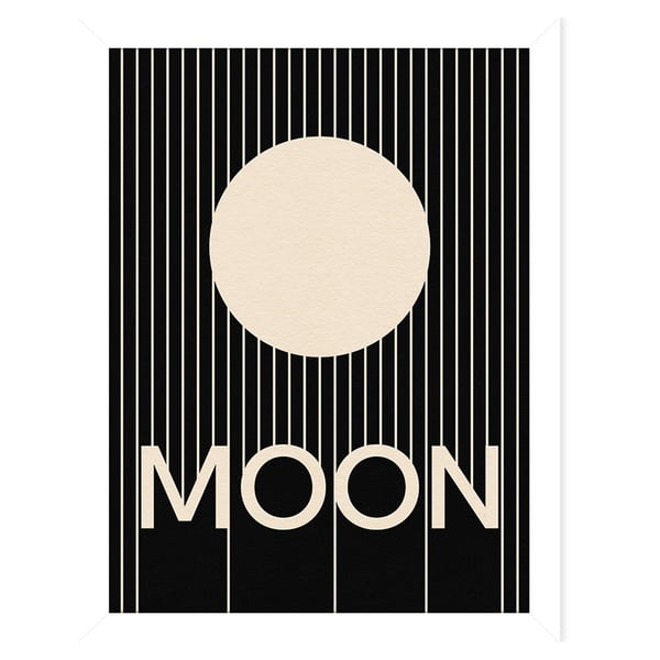 The Printable Studio Moon Framed Print Set (Pack of 2)