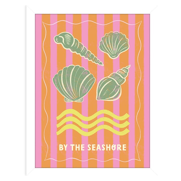 Melissa Donne Le Corail/By The Seashore Framed Print Set  (Pack of 2)