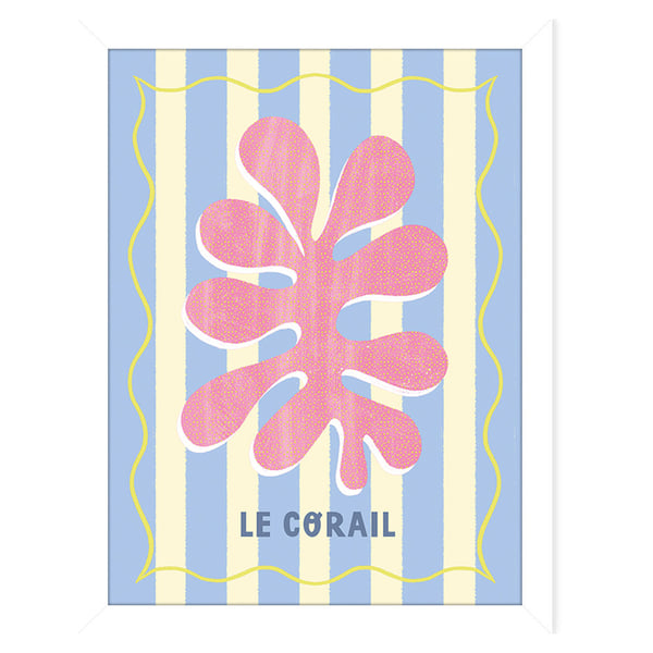 Melissa Donne Le Corail/By The Seashore Framed Print Set  (Pack of 2)