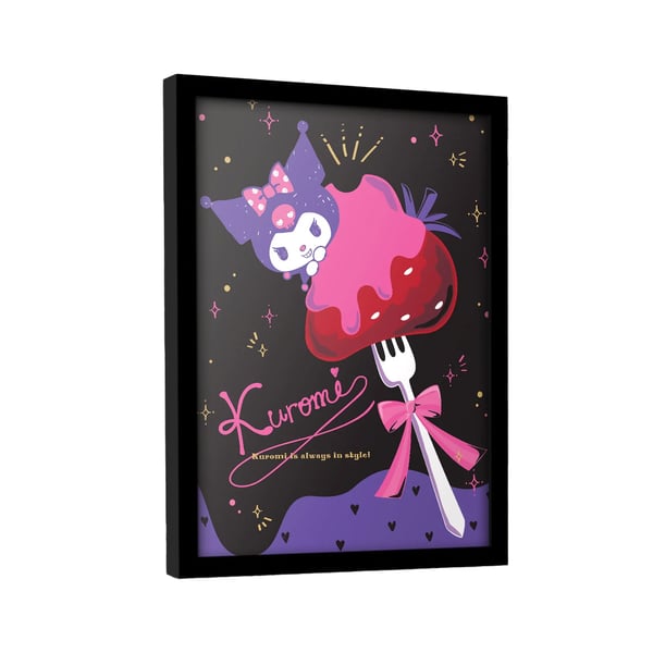 Kuromi Always In Style Kehystetty juliste
