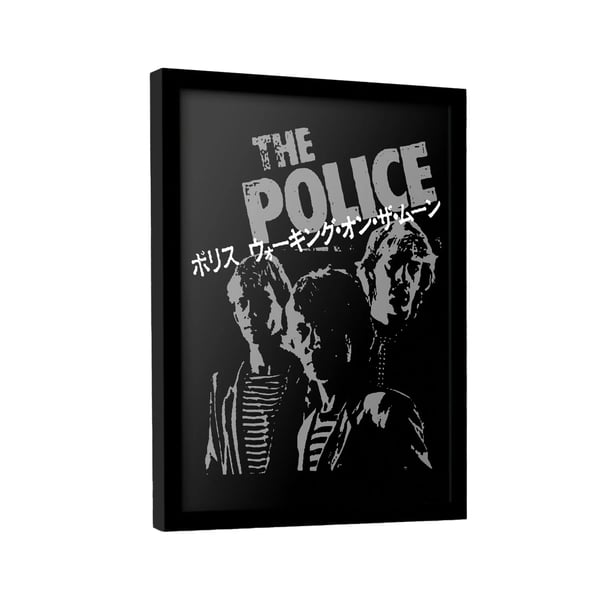 The Police Japanese Photo Framed Poster