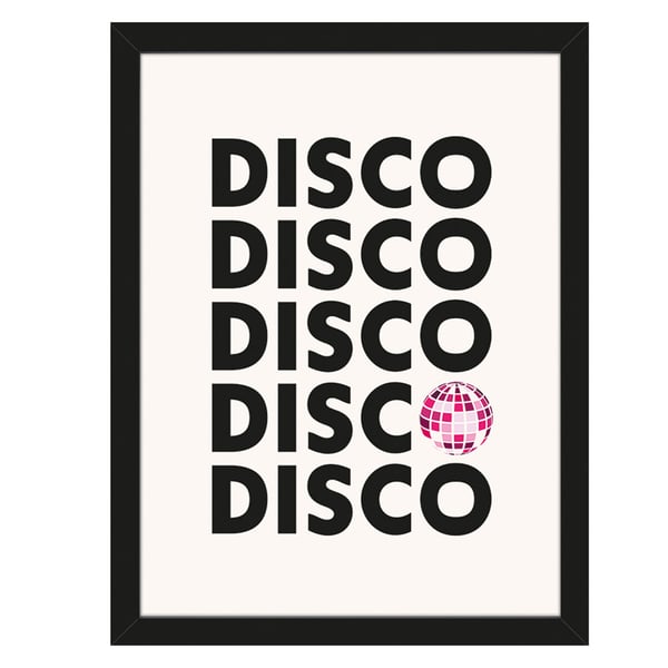 Frankie Kerr-Dineen Vibe / Disco Framed Print Set  (Pack of 2)