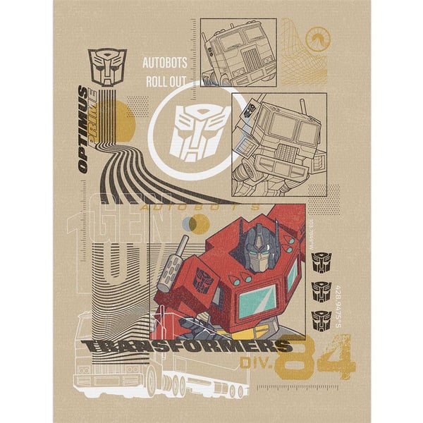 Transformers Optimus Prime Canvas Print