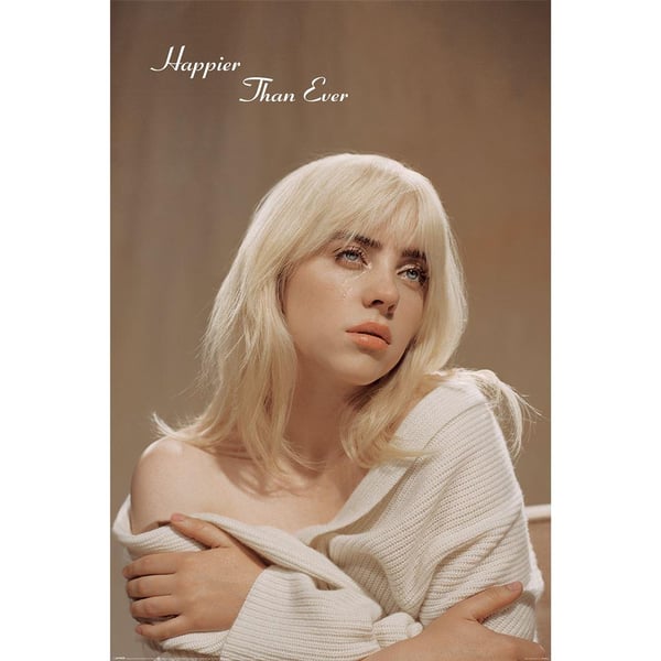 Billie Eilish Happier Than Ever Maxi Poster
