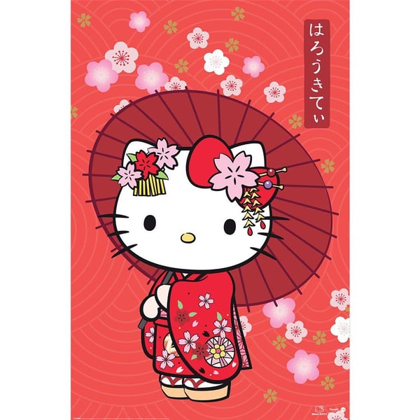 Hello Kitty Maxi-affisch i japansk stil