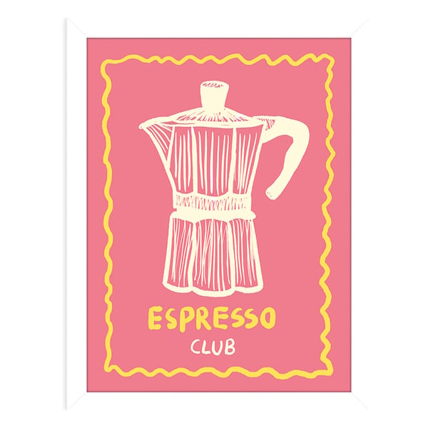 Athene Fritsch Studio Dolci Espresso Club Framed Print Set (Pack of 2)