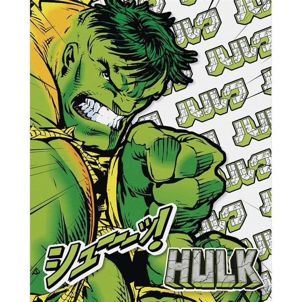 Marvel Fury Hulk Canvas Print