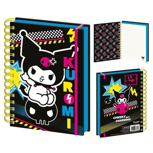 Sanrio Punk Vibes Kuromi A5 -kierrevihko