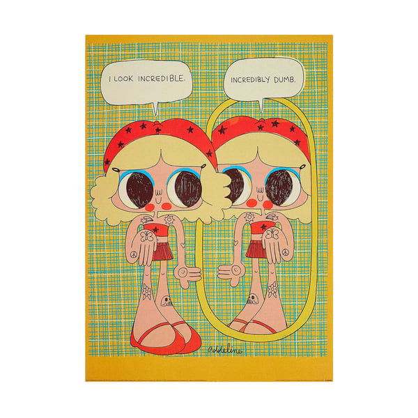 Burger Babie I Look Incredible Framed Poster