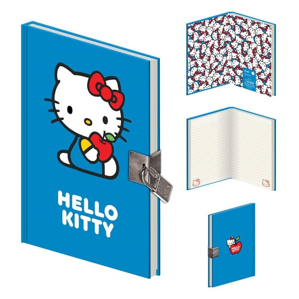 Hello Kitty & Friends Favourite Apple A5 Lockable Notebook