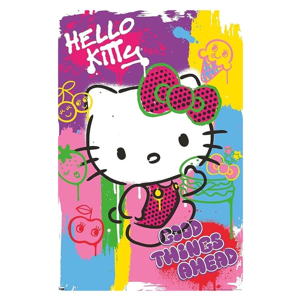 Hello Kitty Pop Inramad Affisch