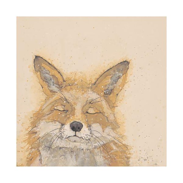 Bev Davies Zen Fox Paper Poster