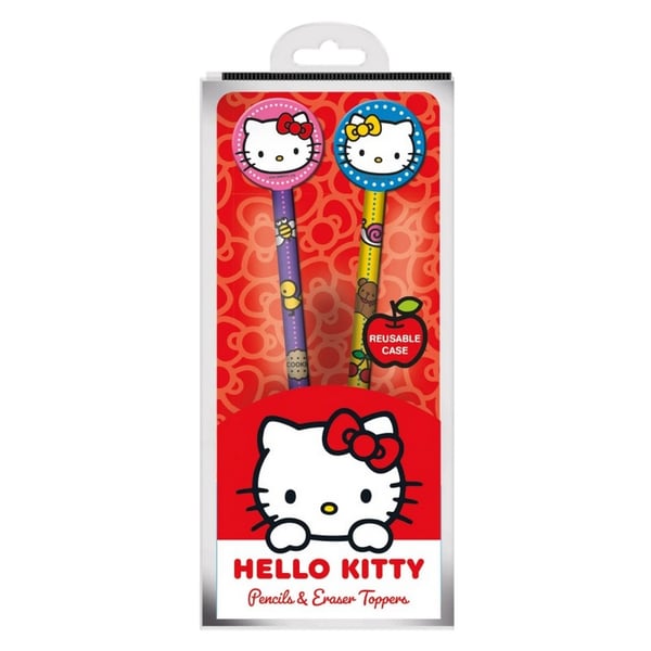 Hello Kitty Systerpenna och Topper (2-pack)