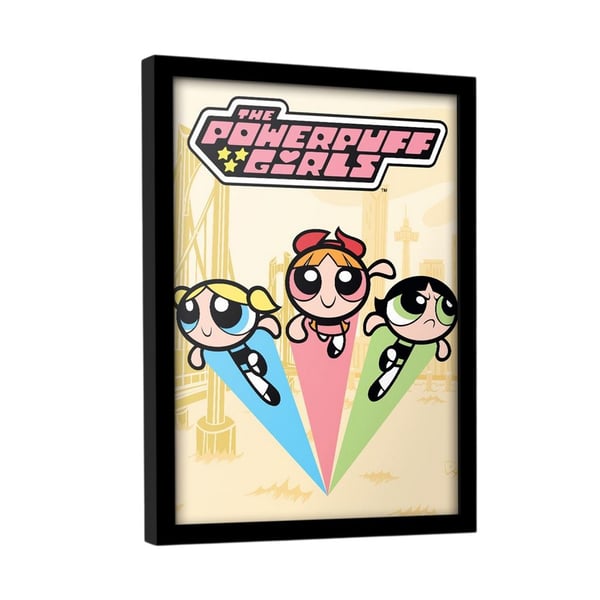 The Powerpuff Girls Group Framed Poster