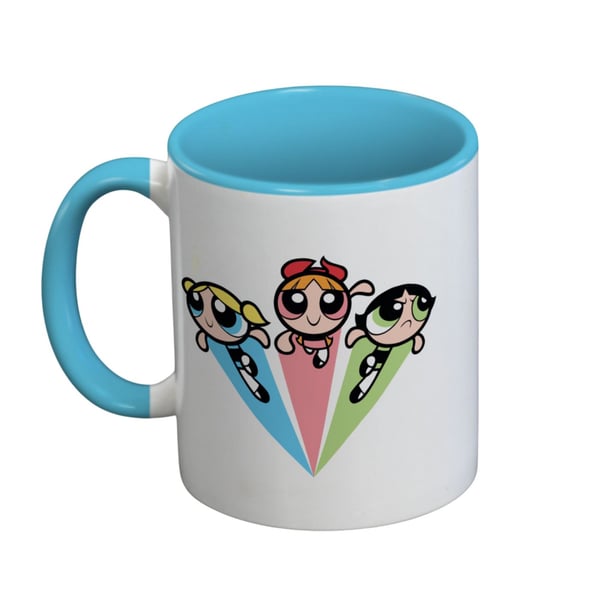 The Powerpuff Girls Trio Two Tone Mug
