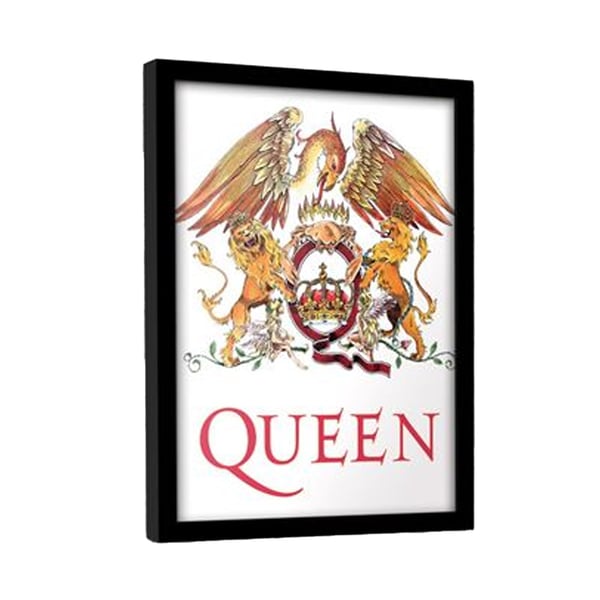 Queen Crest Inramad Affisch