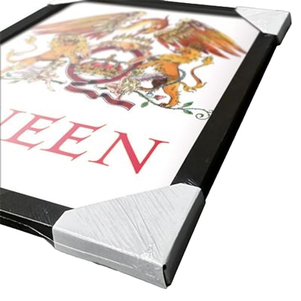 Queen Crest Inramad Affisch