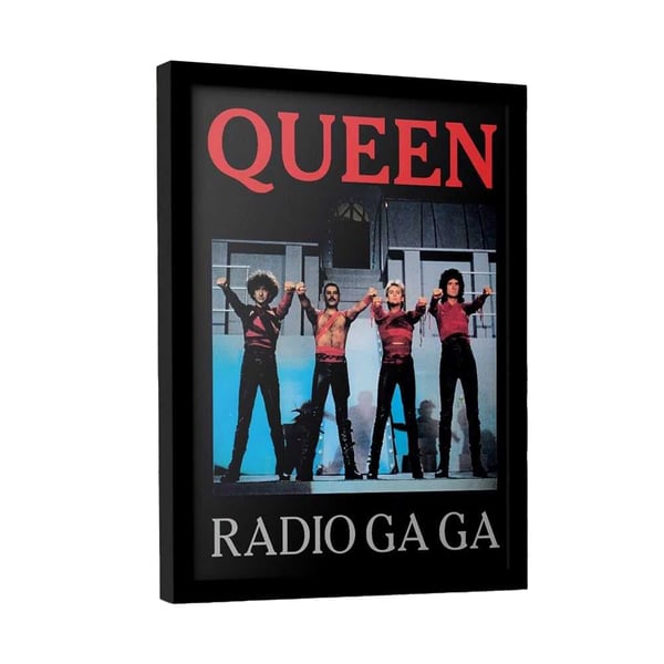 Queen Radio Ga Ga kehystetty juliste