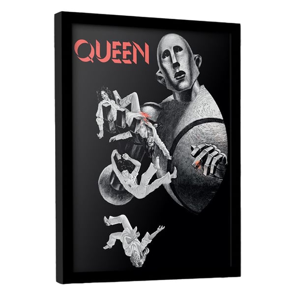 Queen Robot Framed Poster