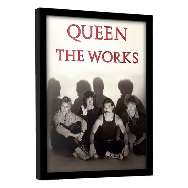 Queen The Works kehystetty juliste