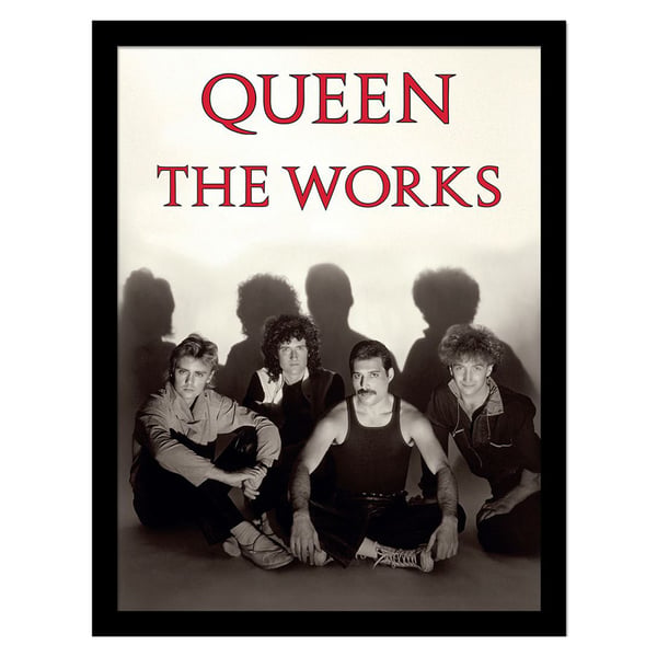Queen The Works Framed Poster