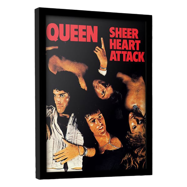 Queen Sheer Heart Attack Kehystetty Juliste