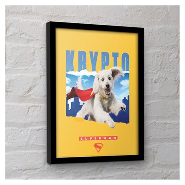 Teräsmies Krypto Kehystetty Juliste