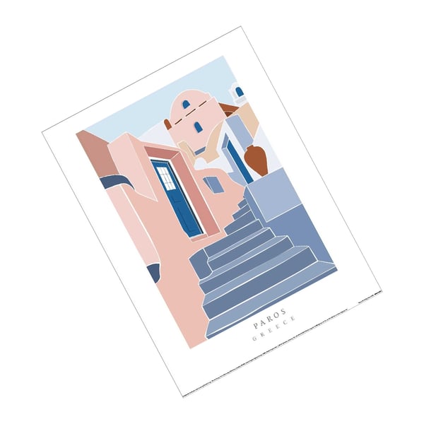 Tall Boy Prints Paros-tryck