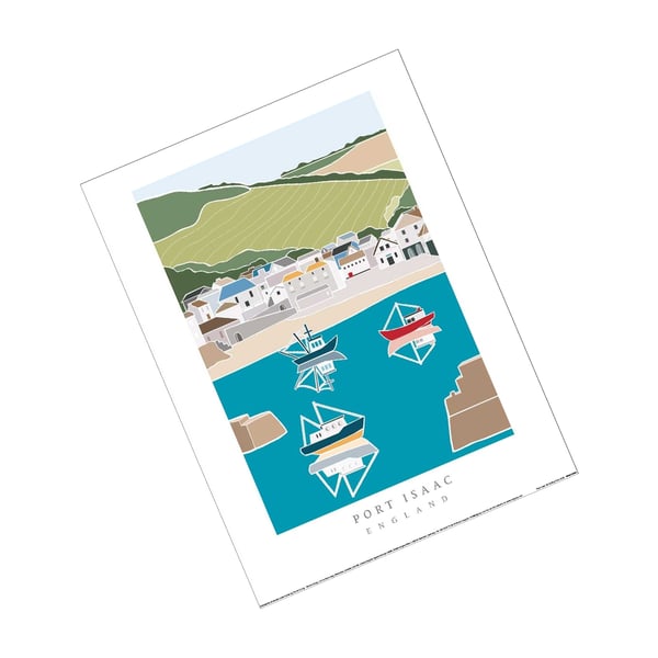 Tall Boy Prints Port Isaac-tryck