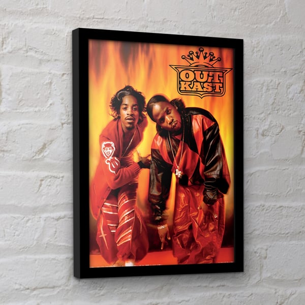 Outkast Fire Inramad Affisch