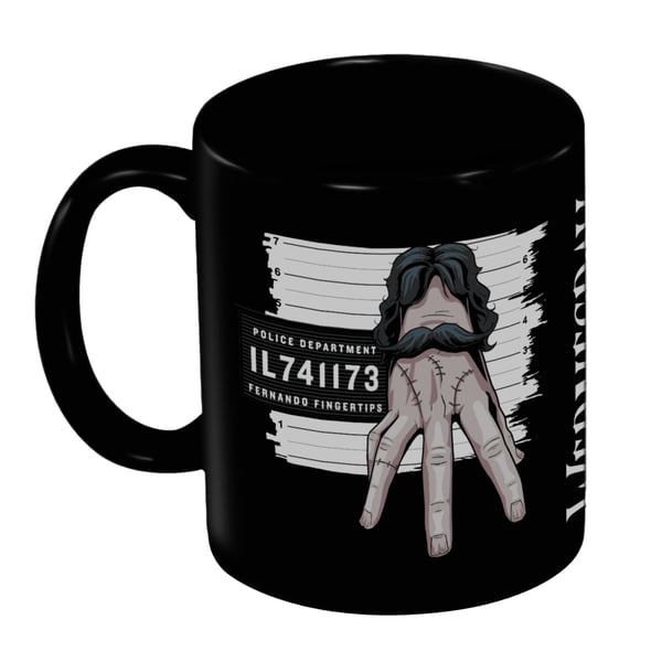 Wednesday Fernando Fingertips Mugg