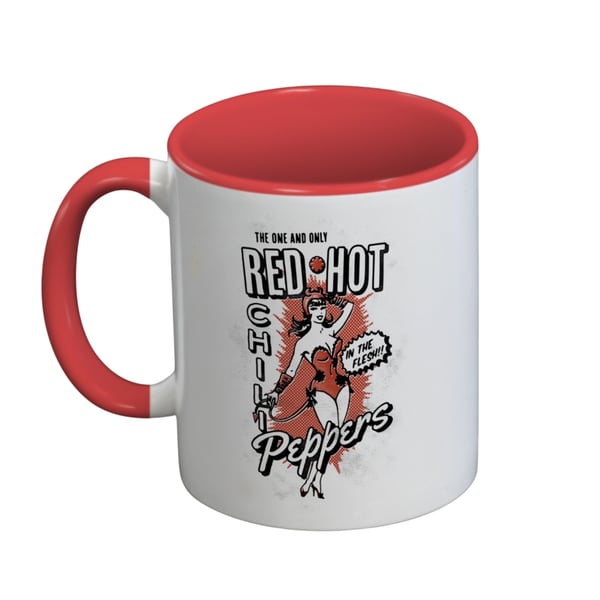 Red Hot Chili Peppers Comic Inner Two Tone Mugg