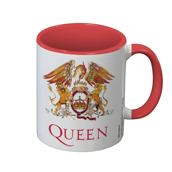 Queen Crest Inner Two Tone Mugg