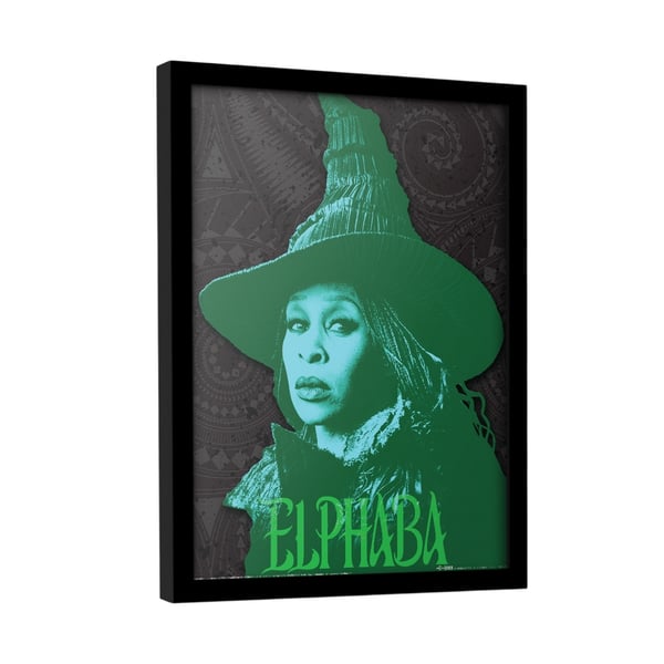 Wicked Elphaba Headshot Kehystetty Juliste