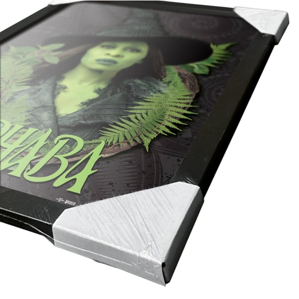 Wicked Elphaba Leaves Inramad Affisch