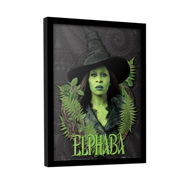 Wicked Elphaba Leaves Inramad Affisch
