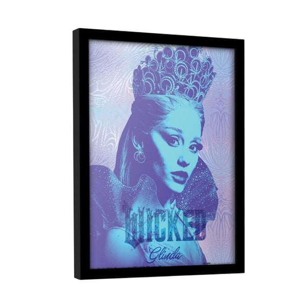 Wicked Glinda -kehystetty juliste