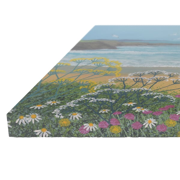 Jo Grundy The Race To The Lighthouse Framed Canvas Print